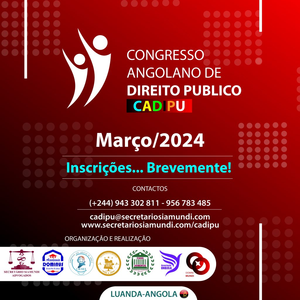 Congresso Angolano de Direito Publico – CADIPU 2024